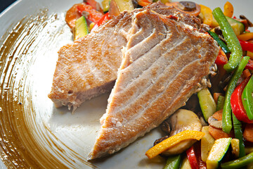 grilled tuna steak