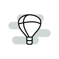 Illustration Vector graphic of  Air balloon icon