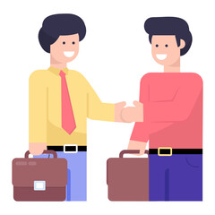 
Office Discussion Flat Icons collection

