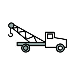Fototapeta na wymiar Illustration Vector graphic of Truck icon 