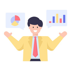 
Business negotiation flat vector design, easy to use and editable 

