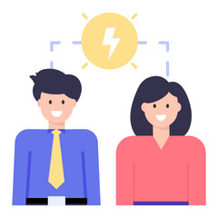 
Download this amazing flat icon of staff, premium offer 

