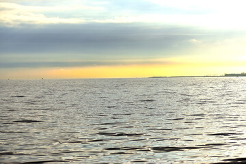 Bay area waters and sky.