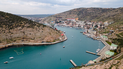 flying over the bay of balaclava