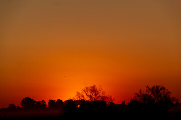 Atardecer.