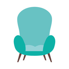 turquoise armchair design