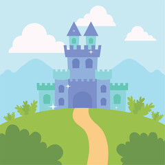 fairytale castle illustration © Jeronimo Ramos