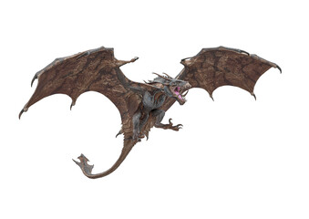 master dragon in white background © DM7