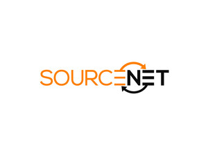 source net wordmark logotype logo template