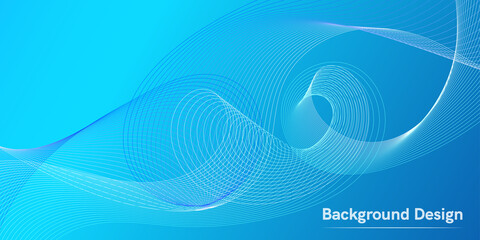 The wave of the many-colored lines. Creative line art. Vector illustration EPS 10. Design elements created using the Blend Tool. Curved smooth tape