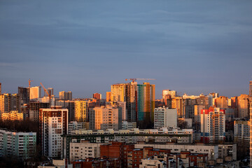 Perm city skyline