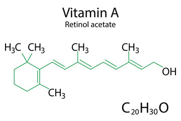 Vitamin a, great design for any purposes. Medical treatment. Stock image. Vector illustration. EPS 10.