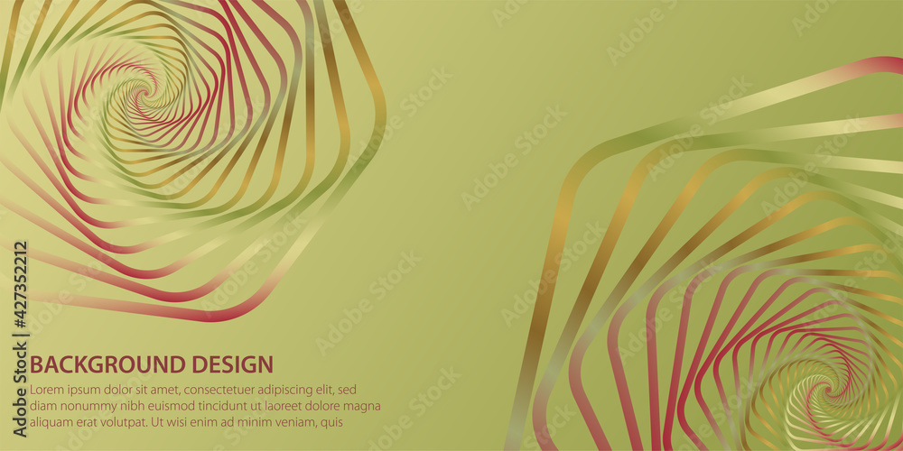 Poster abstract background with moving geometric shape effect. vector illustration eps10.