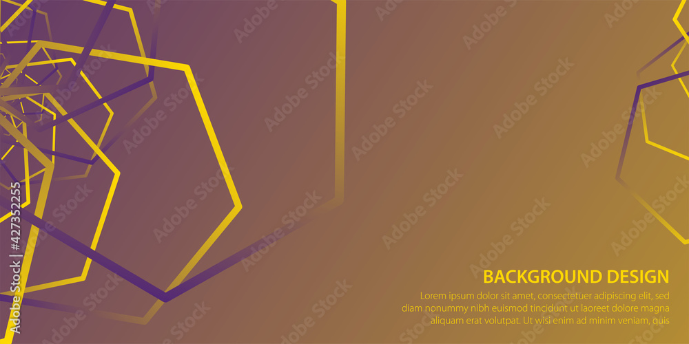 Poster abstract background with moving geometric shape effect. vector illustration eps10.