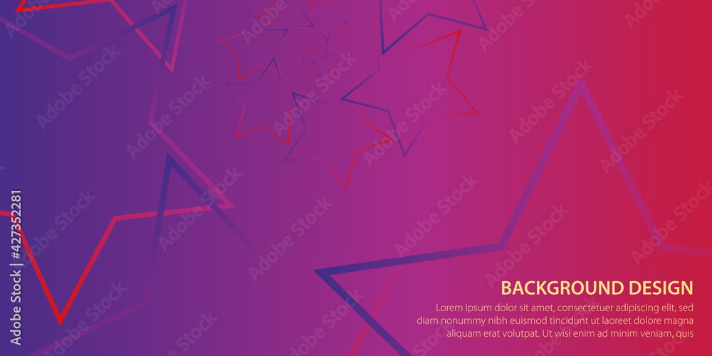 Poster abstract background with moving geometric shape effect. vector illustration eps10.