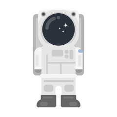 Astronaut illustration concept vector science and exploration