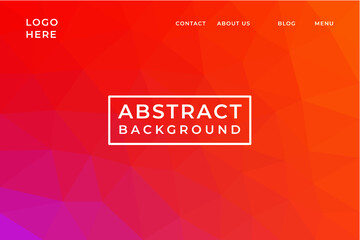Geometric abstract background for landing page or wallpaper