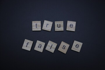 true false letters
