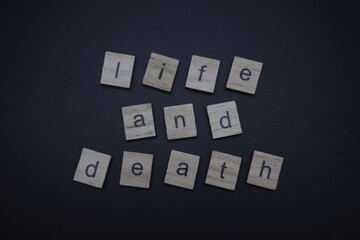 word made by letter pieces