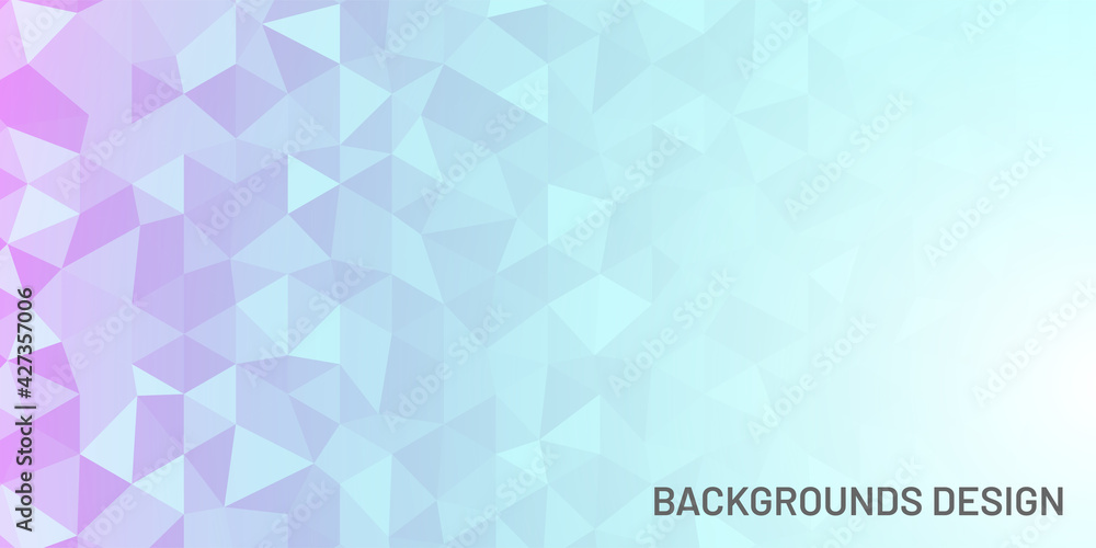 Aufkleber geometric seamless background triangles colorful pattern