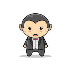 Kawaii illustration dracula vector graphics