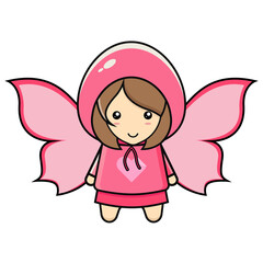 Kawaii illustration cute fairy vector graphics