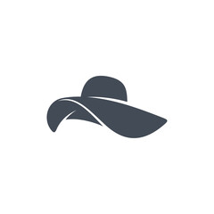 Hat logo design vector illustration, Creative Hat logo design concept template, symbols icons