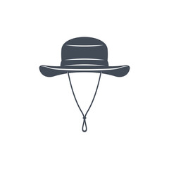 Hat logo design vector illustration, Creative Hat logo design concept template, symbols icons