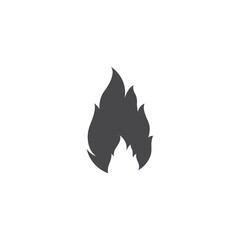 Fire flame Logo Template vector icon Oil, gas and energy logo