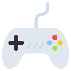 A flat design, icon of gamepad © Vectorslab