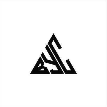 B Y C letter logo creative design. BYC icon