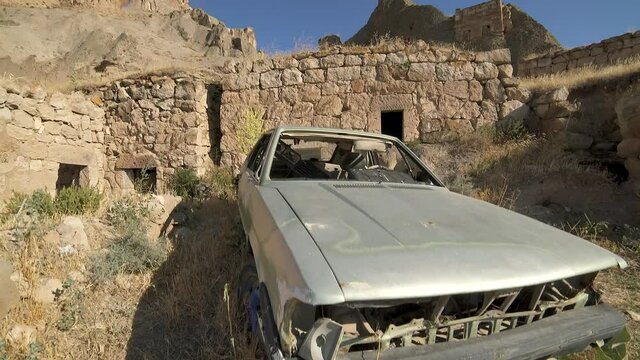 A dilapidated neighborhood abandoned after a war.Ruin worn unspoiled poverty poor destitute indigent penurious real terror terrorism military Iraq Somalia Afghanistan Baghdad Kirkuk Sulaymaniyah Mosul