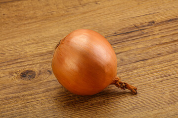 Yellow ripe natural organic onion