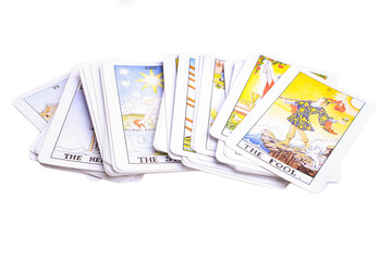 deck of tarot cards