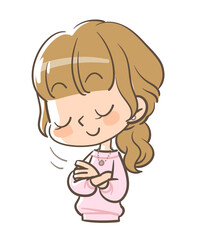 うんうんと頷く女の子2