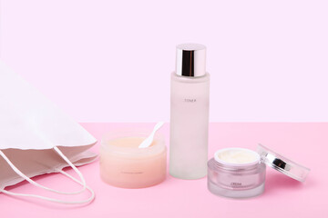 Natural Korean cosmetics for the face