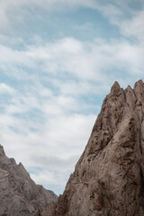 clouds over the mountain