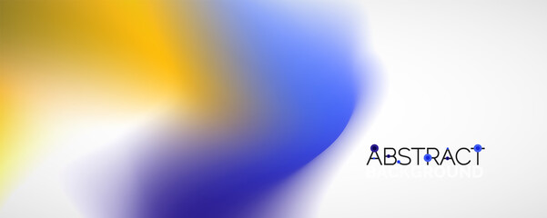 Fluid color gradient abstract background, trendy colorful wallpaper. Vector illustration for placards, brochures, posters, banners and covers