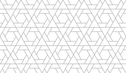 The geometric pattern with lines. Seamless vector background. White and gray texture. Graphic modern pattern. Simple lattice graphic design.