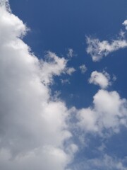 blue sky with clouds