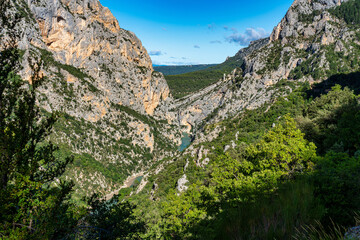 Verdon Gorge, Gorges du Verdon in French Alps, Provence, France