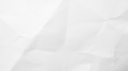 White Paper Texture background. Crumpled white paper abstract shape background with space paper recycle for text