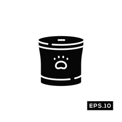 Pet Food Icon. Pet Shop Icon or Logo sign Vector illustration