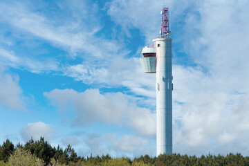Obraz premium Semaphore of the city of Messanges in the Landes