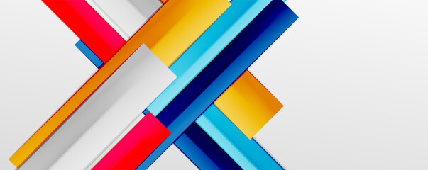 Color abstract lines trendy geometric background for business or technology presentation, internet poster or web brochure cover, wallpaper