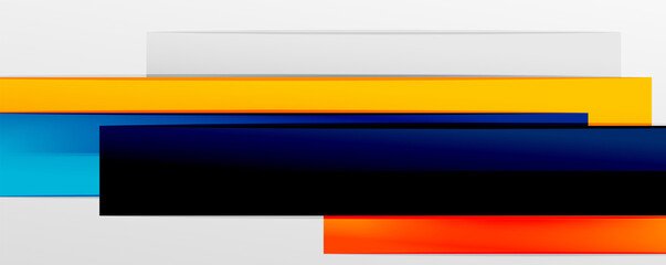 Multicolored lines background. Design template for business or technology presentations, internet posters or web brochure covers