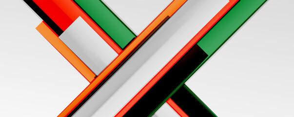 Color abstract lines trendy geometric background for business or technology presentation, internet poster or web brochure cover, wallpaper