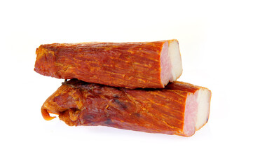 Bacon isolated on a white background