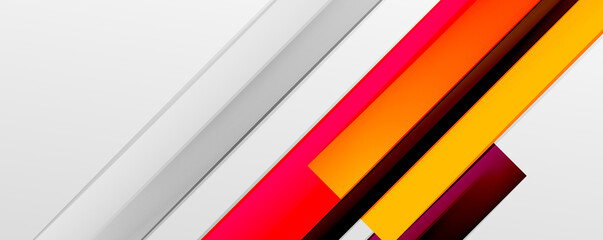 Color abstract lines trendy geometric background for business or technology presentation, internet poster or web brochure cover, wallpaper