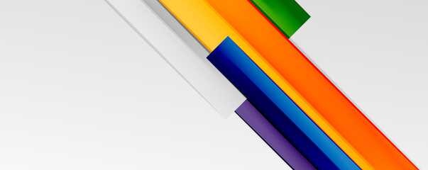 Color abstract lines trendy geometric background for business or technology presentation, internet poster or web brochure cover, wallpaper